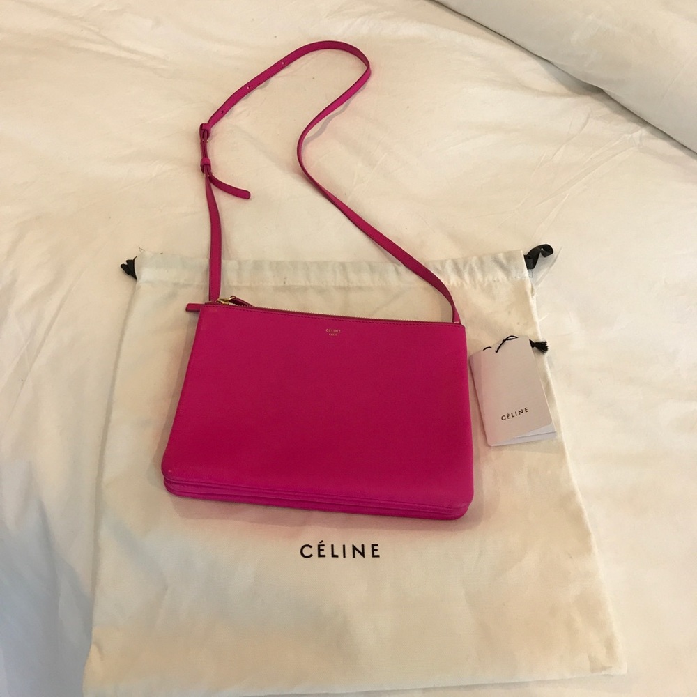 Celine hot pink crossbody